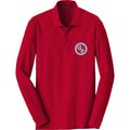 PSN Long Sleeve Polo Red